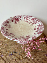 Load image into Gallery viewer, French Vintage Deep Pink Raised Compote

