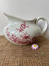 Load image into Gallery viewer, French Pink Ironstone Jug
