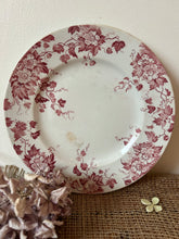 Load image into Gallery viewer, French Pinky Red Ironstone Plate
