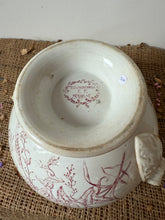 Load image into Gallery viewer, Gently Crazed French Pink Ironstone Soupiere
