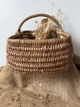 Load image into Gallery viewer, French Vintage Wicker Harvesting Basket
