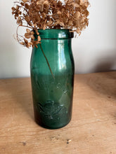 Load image into Gallery viewer, Gorgeous Green French La Lorraine Glass Jar
