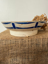 Load image into Gallery viewer, Geometric Vintage French Raised Based Bowl
