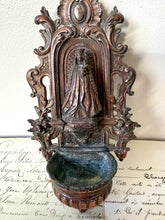 Load image into Gallery viewer, French Religious Sacremental Holy Water Font
