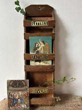 Load image into Gallery viewer, French Vintage Wooden Post Organiser
