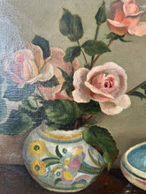 Load image into Gallery viewer, Original Vintage Rose Oil on Canvas
