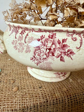 Load image into Gallery viewer, Beautiful French Pink Transferware Soupiere
