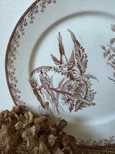 Load image into Gallery viewer, French Vintage Neutral Brown Transfeware Plate
