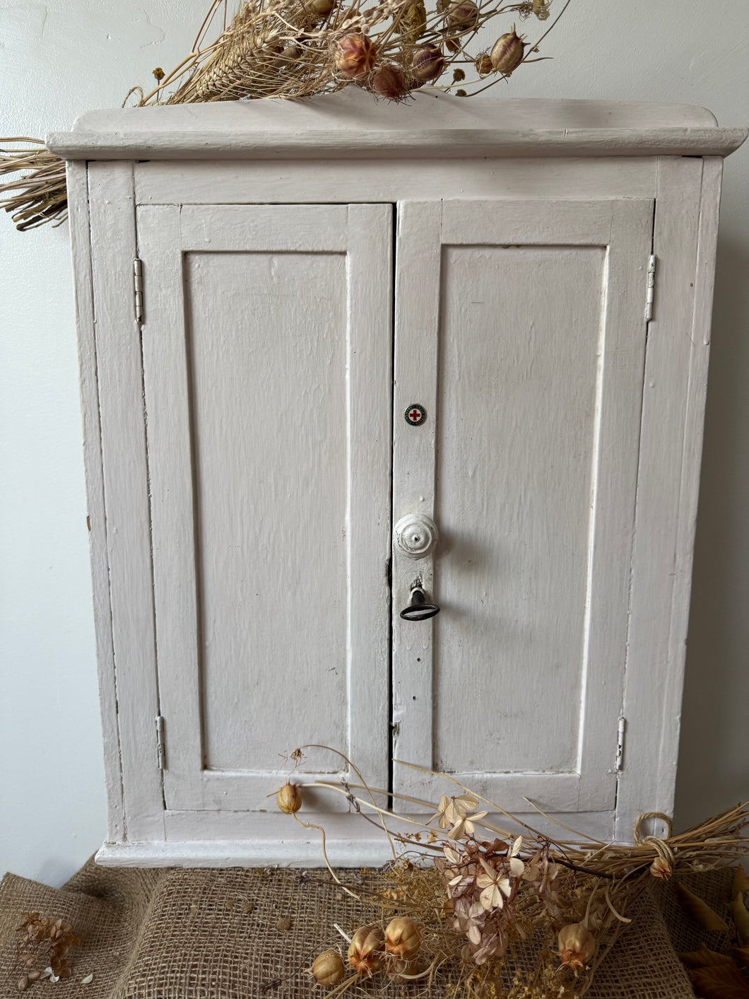 French Wooden Vintage Cabinet