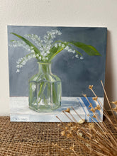 Load image into Gallery viewer, Lily of the Valley Oil painting
