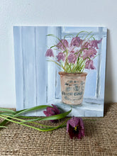 Load image into Gallery viewer, Beautiful Fritillary Oil Painting
