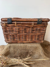 Load image into Gallery viewer, French Vintage Wicker Basket
