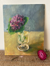 Load image into Gallery viewer, Vintage French Hydrangea Oil Painting
