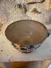 Load image into Gallery viewer, Rustic Choisy du Roi Dark Green Handled Cafe au Lait
