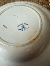 Load image into Gallery viewer, French Dark Blue Transferware Plate
