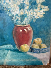Load image into Gallery viewer, Beautiful Fruit and Floral Vintage Oil Painting
