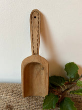 Load image into Gallery viewer, Hand carved Wooden Scoop
