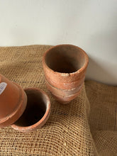 Load image into Gallery viewer, 3 Sets of 5 Gorgeous French Vintage Terracotta Pots
