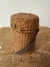 Load image into Gallery viewer, French Wicker And Vichy Glass Pilgrimage Carrier
