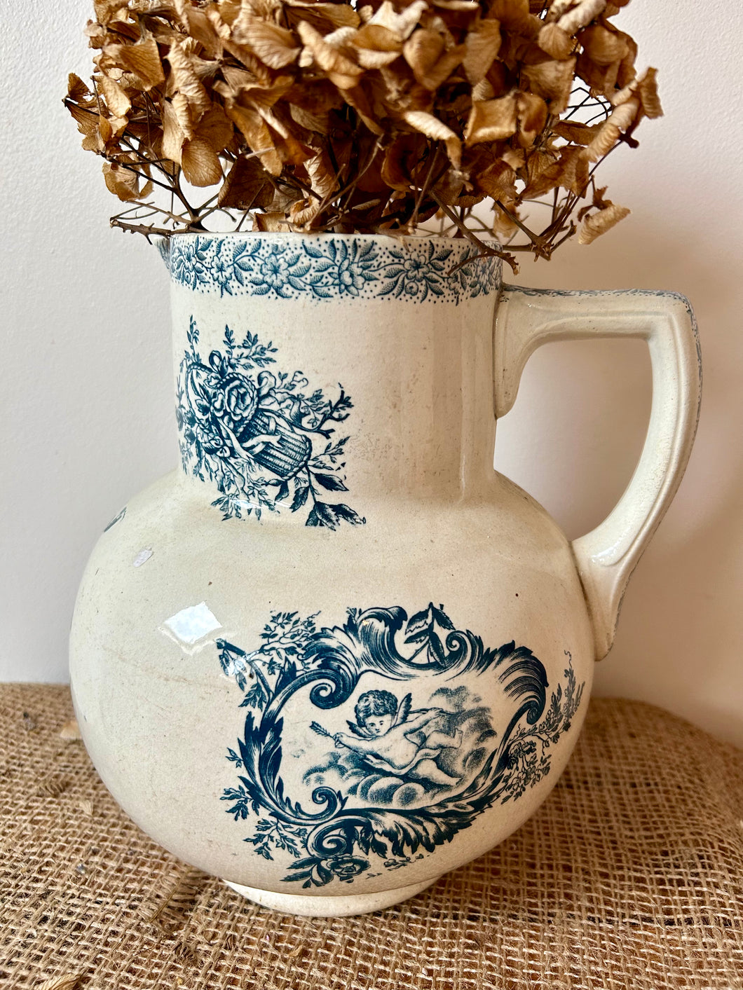 Beautiful French Transferware Jug