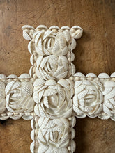 Load image into Gallery viewer, Beautiful White Arc Shell Cross
