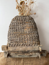 Load image into Gallery viewer, Antique French Handmade Natural Bee Skep
