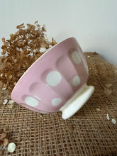 Load image into Gallery viewer, Ditsy Pink Spotty Sarreguimes Cafe au Lait
