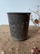 Load image into Gallery viewer, Cylindrical Shaped Metal Faisselle
