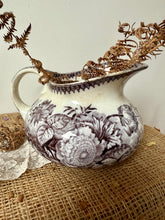 Load image into Gallery viewer, Beautiful French Sarreguimes Ironstone Jug
