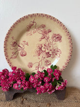 Load image into Gallery viewer, French Buttery Pink Transferware Plate
