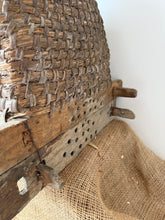 Load image into Gallery viewer, Antique French Handmade Natural Bee Skep
