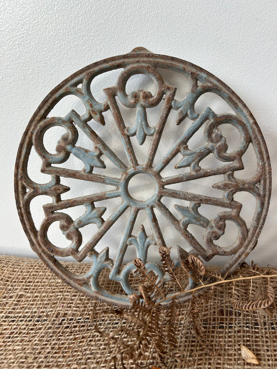 French Rustic Cast Iron Trivet