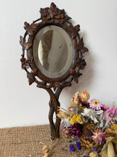 Load image into Gallery viewer, French Hand-carved Wooden Mirror
