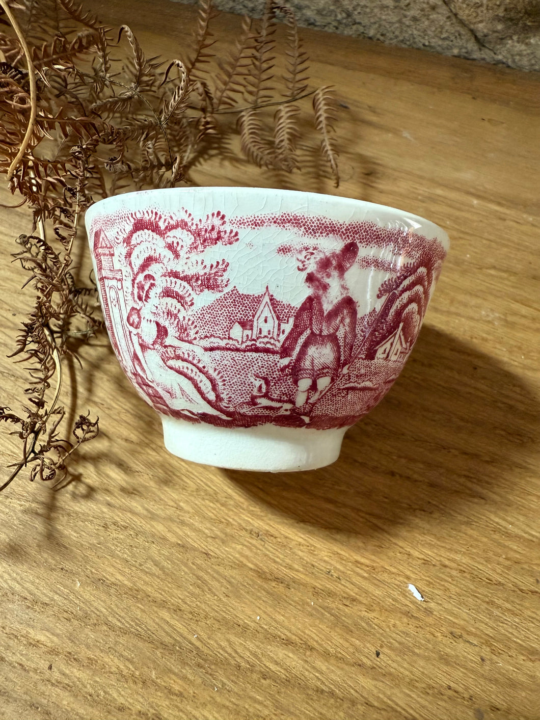 Old French Crazed Pink Cafe au Lait