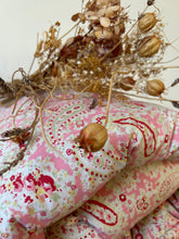 Load image into Gallery viewer, Pink Paisley Ribbon Edged Eiderdown
