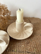 Load image into Gallery viewer, Neutral Scallop Shaped Wee Willie Candle Holder
