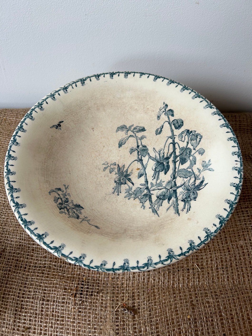 French Transferware Compote