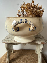 Load image into Gallery viewer, Large French Blue Transferware Soupiere

