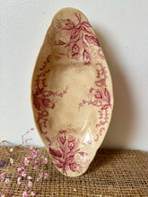 Load image into Gallery viewer, Stunning Buttery Pink Transferware Ravier
