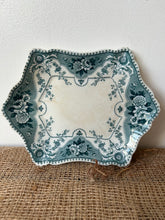 Load image into Gallery viewer, French Vintage Green Transferware Dish
