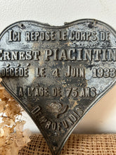 Load image into Gallery viewer, Rustic French Memorial Plaque
