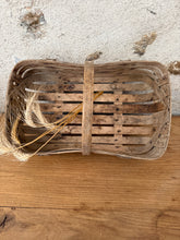 Load image into Gallery viewer, Bleached French Rustic Bentwood Basket

