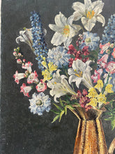 Load image into Gallery viewer, Stunning Vintage Floral Oil Painting
