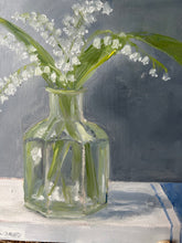 Load image into Gallery viewer, Lily of the Valley Oil painting
