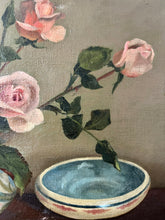 Load image into Gallery viewer, Original Vintage Rose Oil on Canvas
