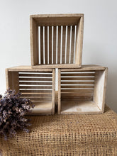 Load image into Gallery viewer, French Vintage Bleached Wooden Cheese Drainers / Moulds
