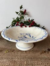 Load image into Gallery viewer, Blue and White Transferware Compote
