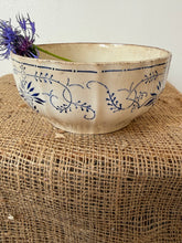 Load image into Gallery viewer, Beautiful Blue Delicate Ironstone Bowl
