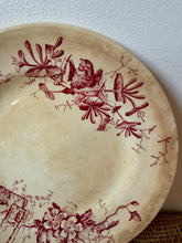 Load image into Gallery viewer, Beautiful Pink Buttery Ironstone Bird Plate
