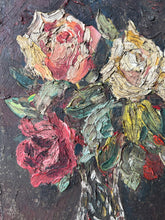 Load image into Gallery viewer, French Roses Still Life Oil Painting
